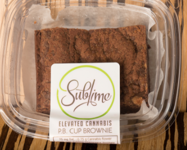 Sublime Elevated Cannabis Edible Brownie