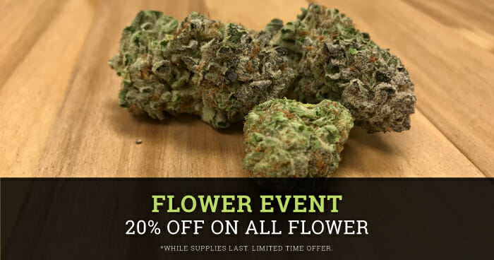 20% off on all flower