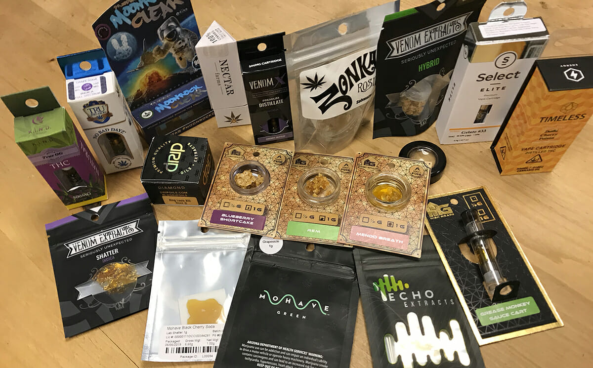 Available Products for Recreational Marijuana Use