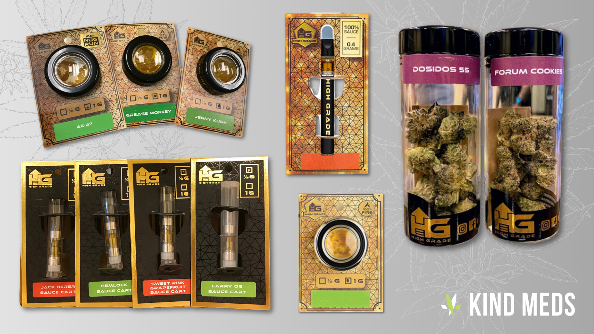 High Grade premium products at Kind Meds