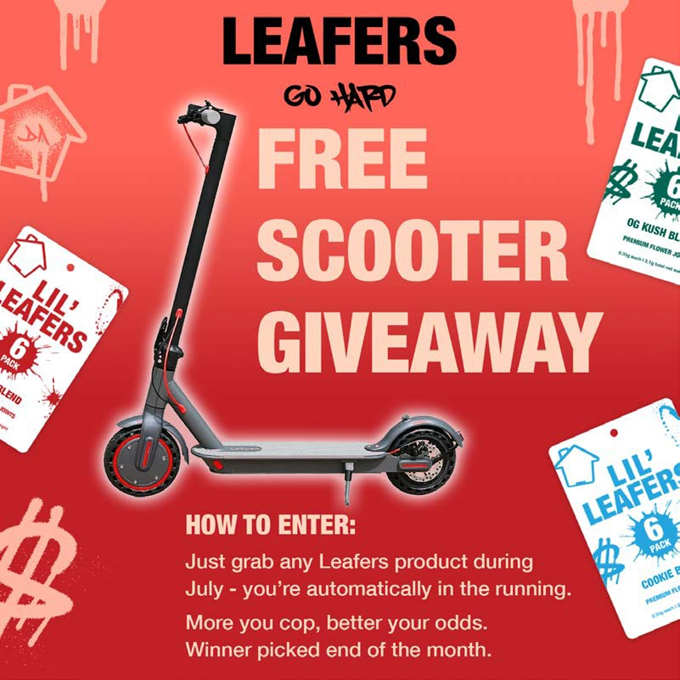 Leafers Scooter Giveaway at Kind Meds 
