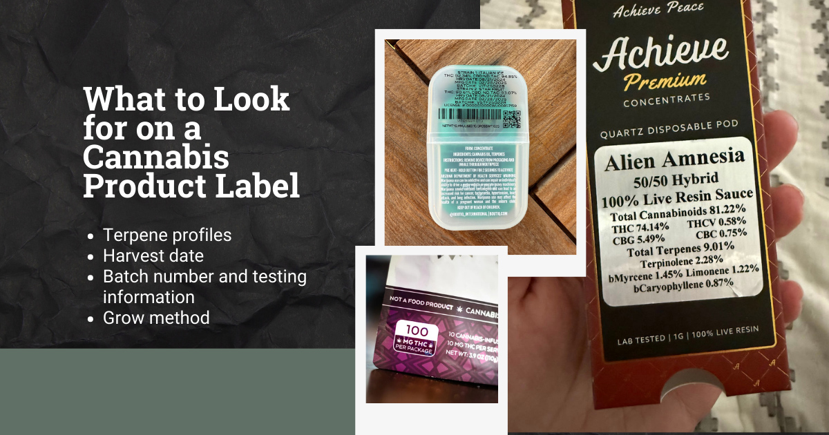 Reading Cannabis Product Labels
