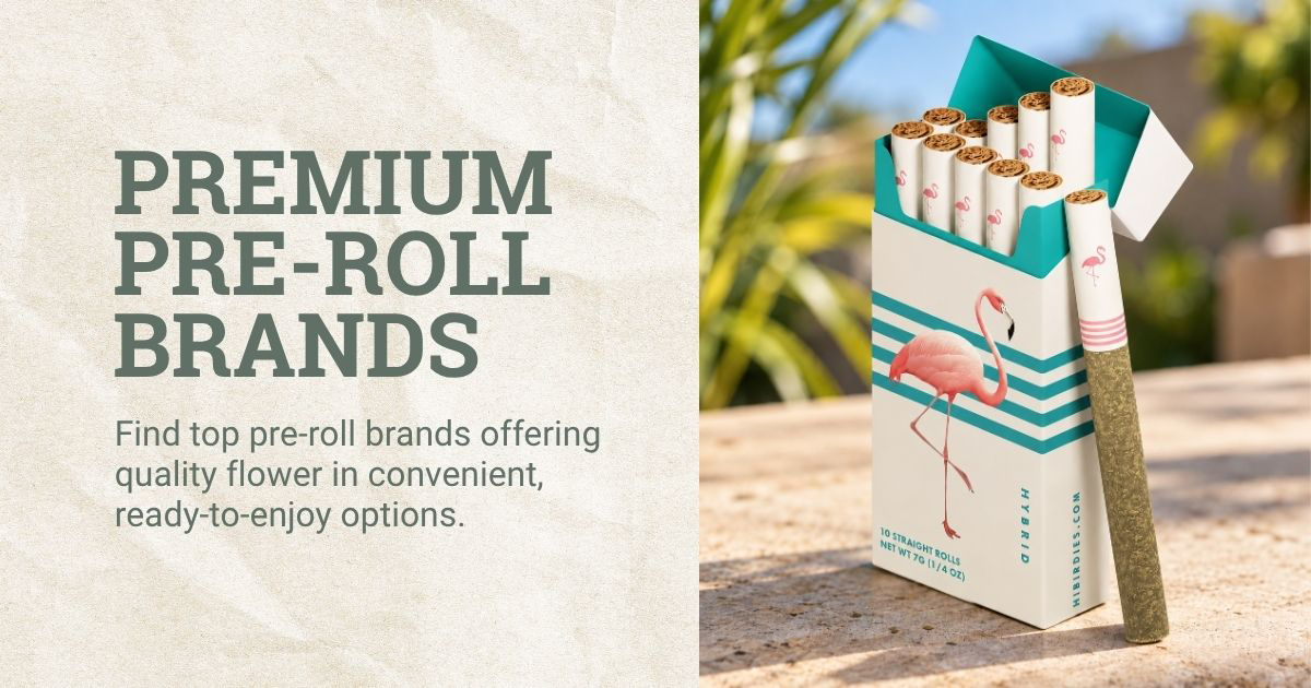 Premium cannabis pre-roll brands at Kind Meds