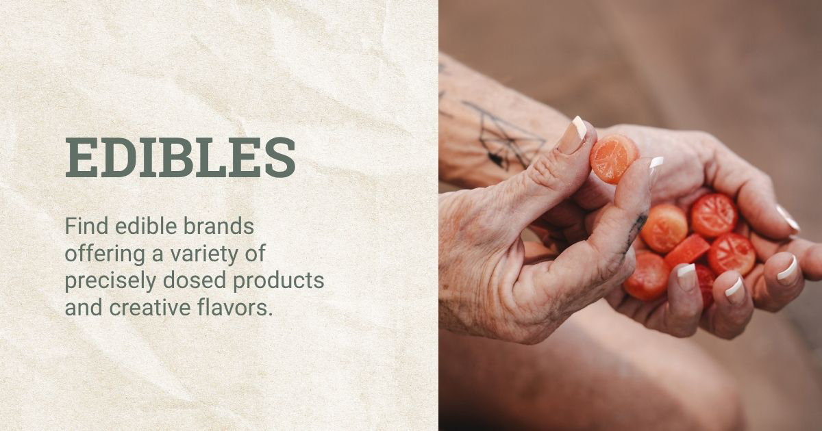 Top cannabis edible brands at Kind Meds